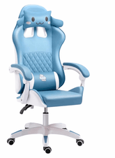 Huitich Ergonomic Kids Study Chair Blue Gaming Seat - Mumzar